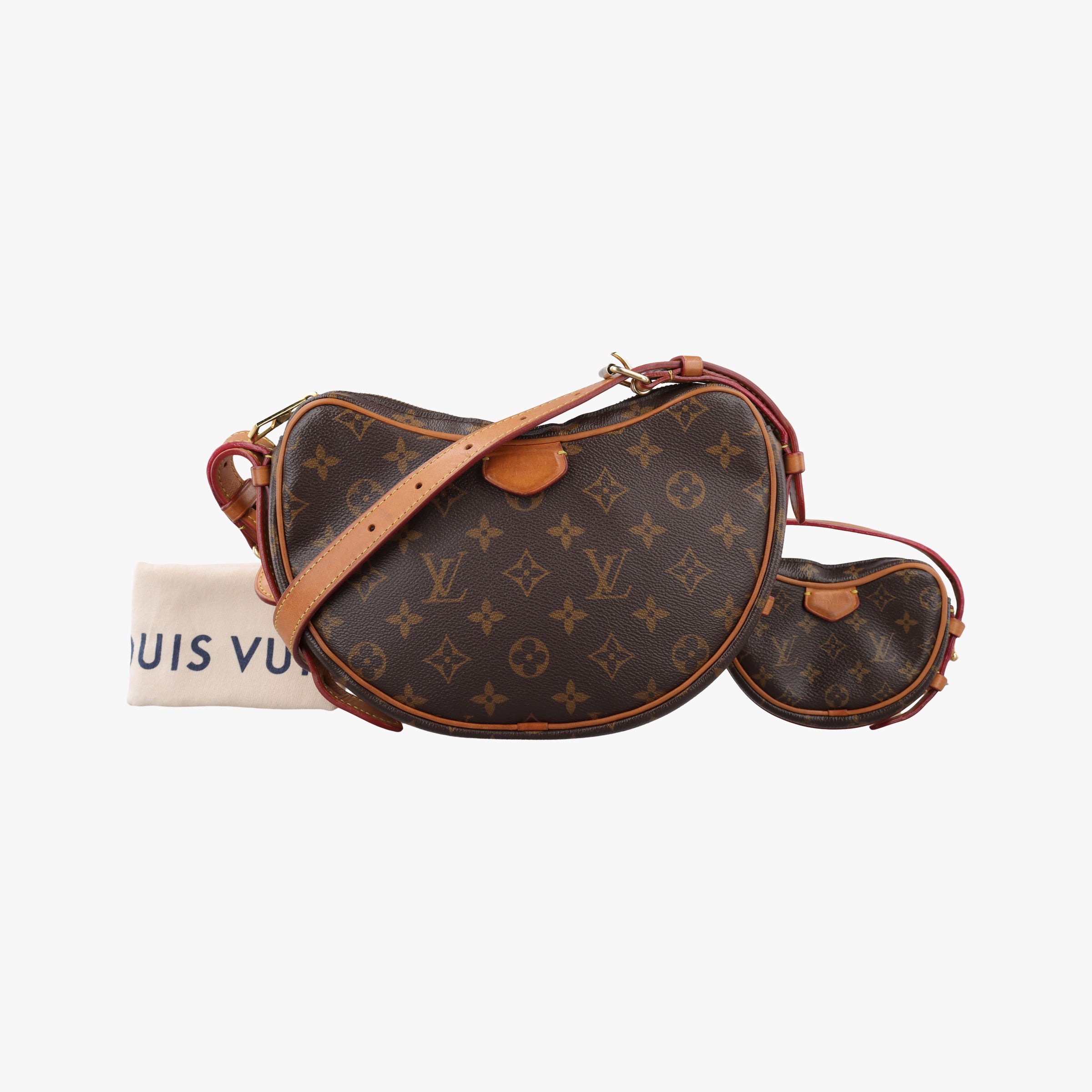 Croissant MM Brown Monogram Canvas M46828 IC Chipクロワッサン MM ブラウン系 モノグラムキャンバス M46828 ICチップ