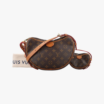 Croissant MM Brown Monogram Canvas M46828 IC Chipクロワッサン MM ブラウン系 モノグラムキャンバス M46828 ICチップ