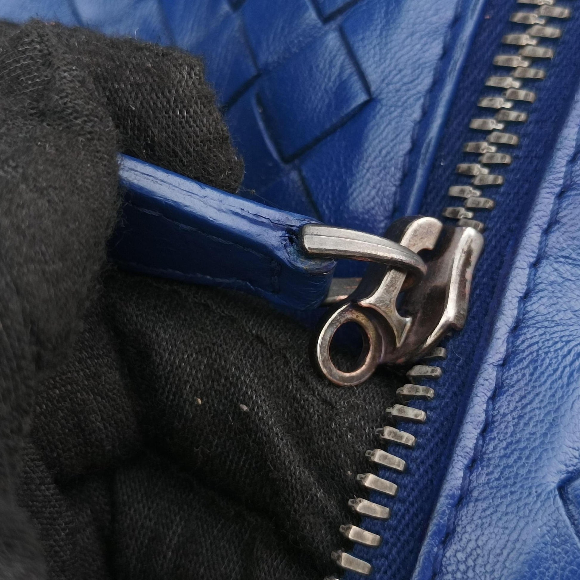 Intrecciato Briefcase Blue lambskin 256347 V0016 4260 EPEV 2011 915 Aイントレチャート ブリーフケース ブルー ラムスキン 256347 V0016 4260 EPEV 2011 915 A