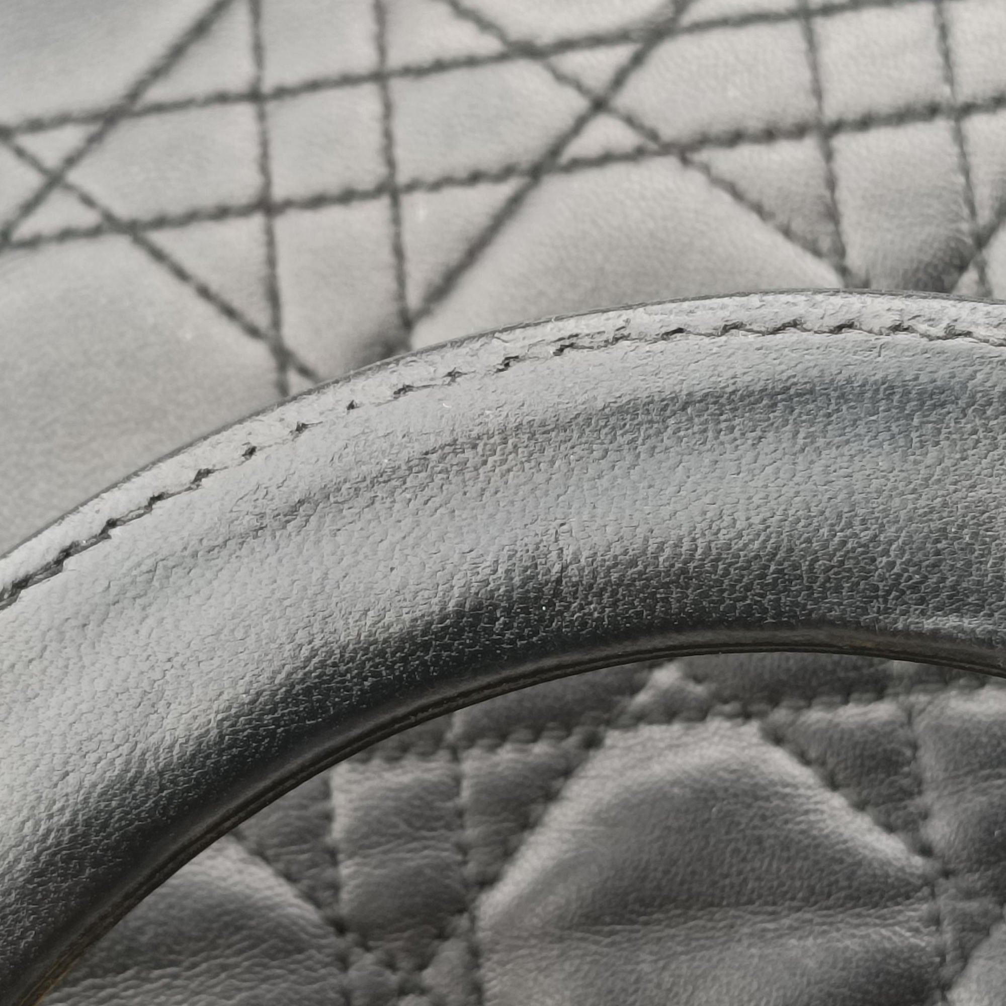Lady Dior Black lambskin MA-0977レディディオール ブラック ラムスキン MA-0977