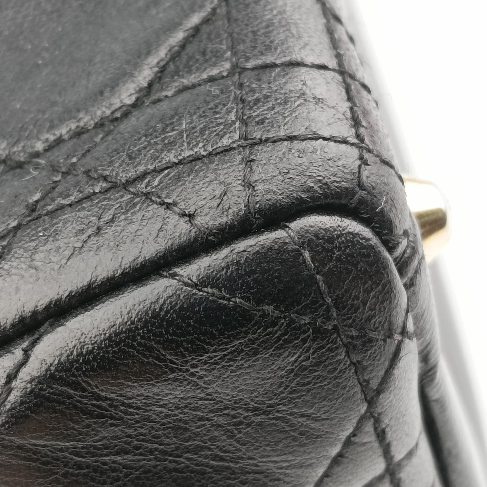 Lady Dior Black lambskin MA-0977レディディオール ブラック ラムスキン MA-0977
