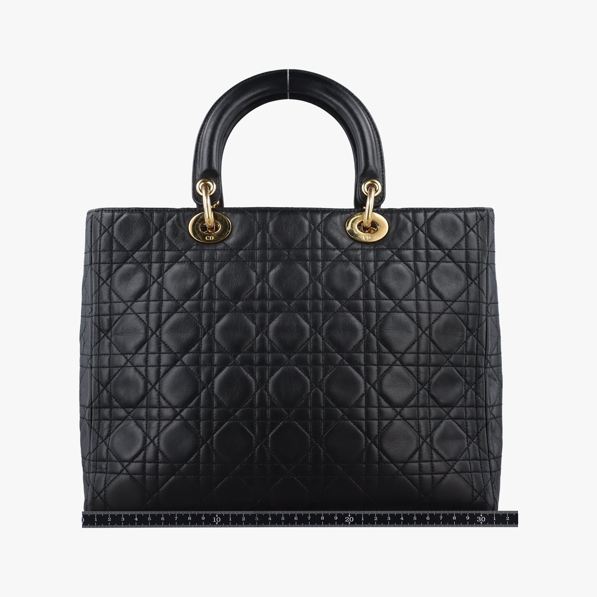 Lady Dior Black lambskin MA-0977レディディオール ブラック ラムスキン MA-0977