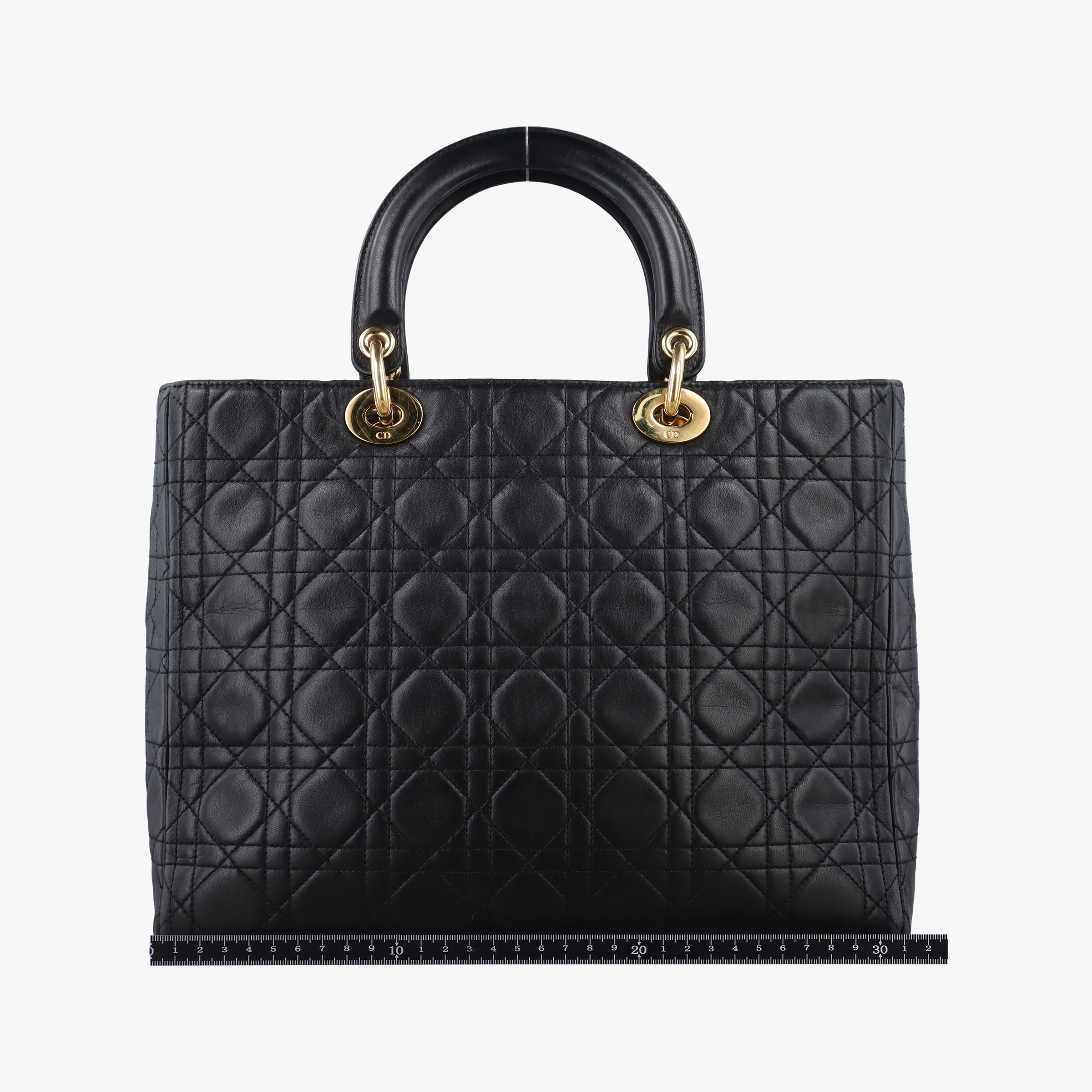 Lady Dior Black lambskin MA-0977レディディオール ブラック ラムスキン MA-0977