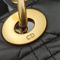 Lady Dior Black lambskin MA-0977レディディオール ブラック ラムスキン MA-0977