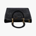 Lady Dior Black lambskin MA-0977レディディオール ブラック ラムスキン MA-0977