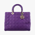 Lady Dior Purple lambskin 15-BO-0172レディディオール パープル ラムスキン 15-BO-0172