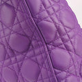 Lady Dior Purple lambskin 15-BO-0172レディディオール パープル ラムスキン 15-BO-0172