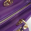 Lady Dior Purple lambskin 15-BO-0172レディディオール パープル ラムスキン 15-BO-0172