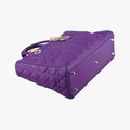 Lady Dior Purple lambskin 15-BO-0172レディディオール パープル ラムスキン 15-BO-0172