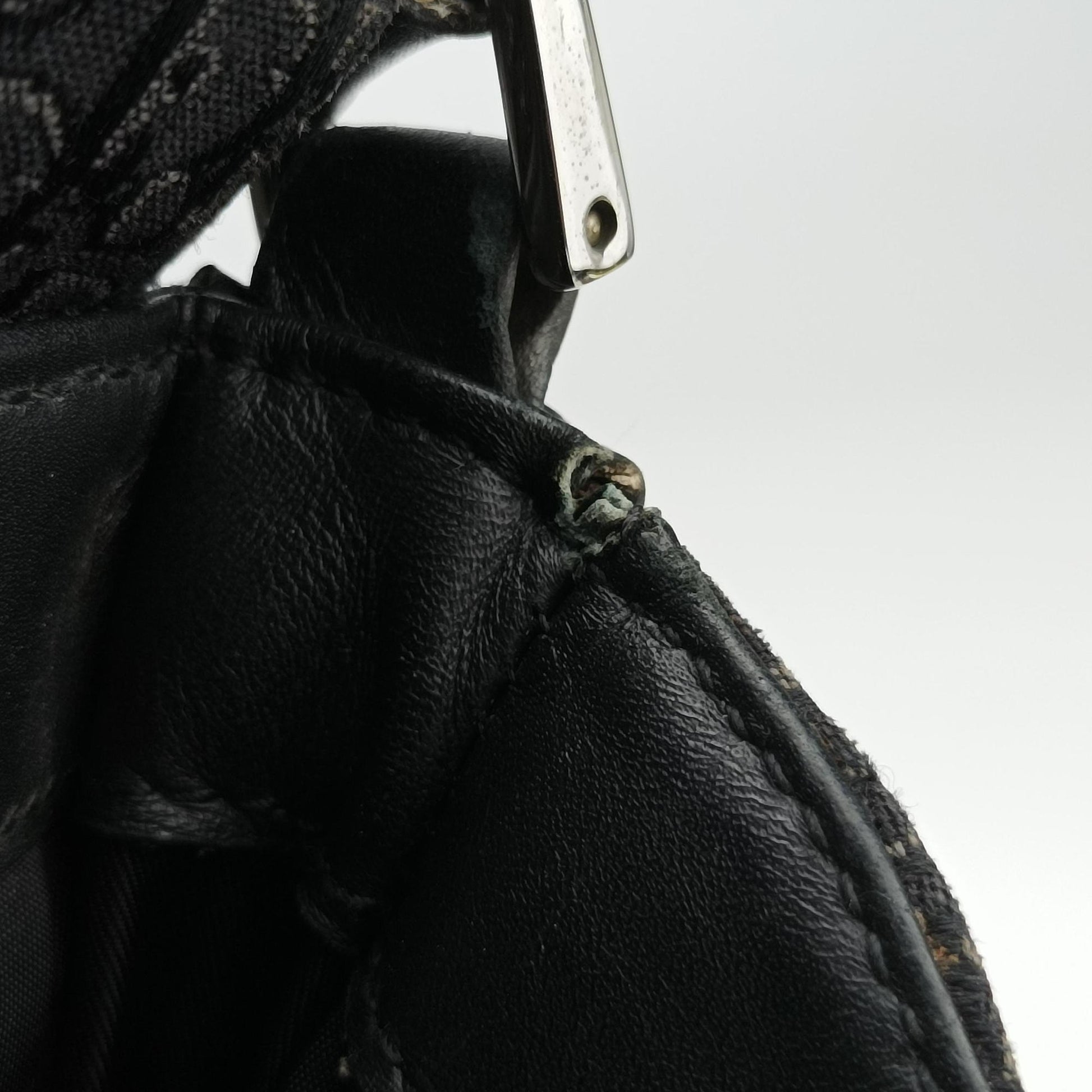 Street Chic Black canvasxleather 19BM-1022ストリートシック ブラック キャンバスxレザー 19BM-1022