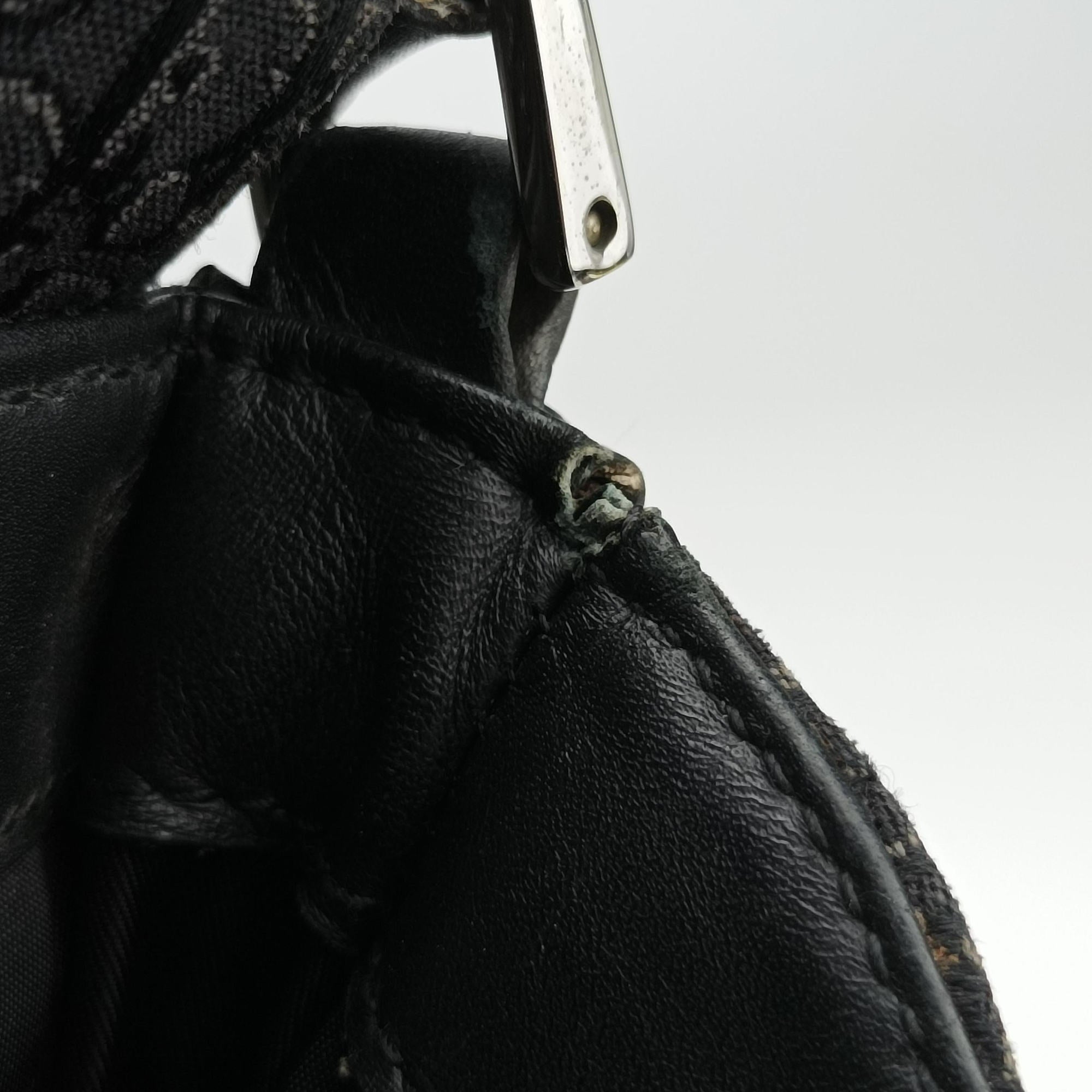 Street Chic Black canvasxleather 19BM-1022ストリートシック ブラック キャンバスxレザー 19BM-1022