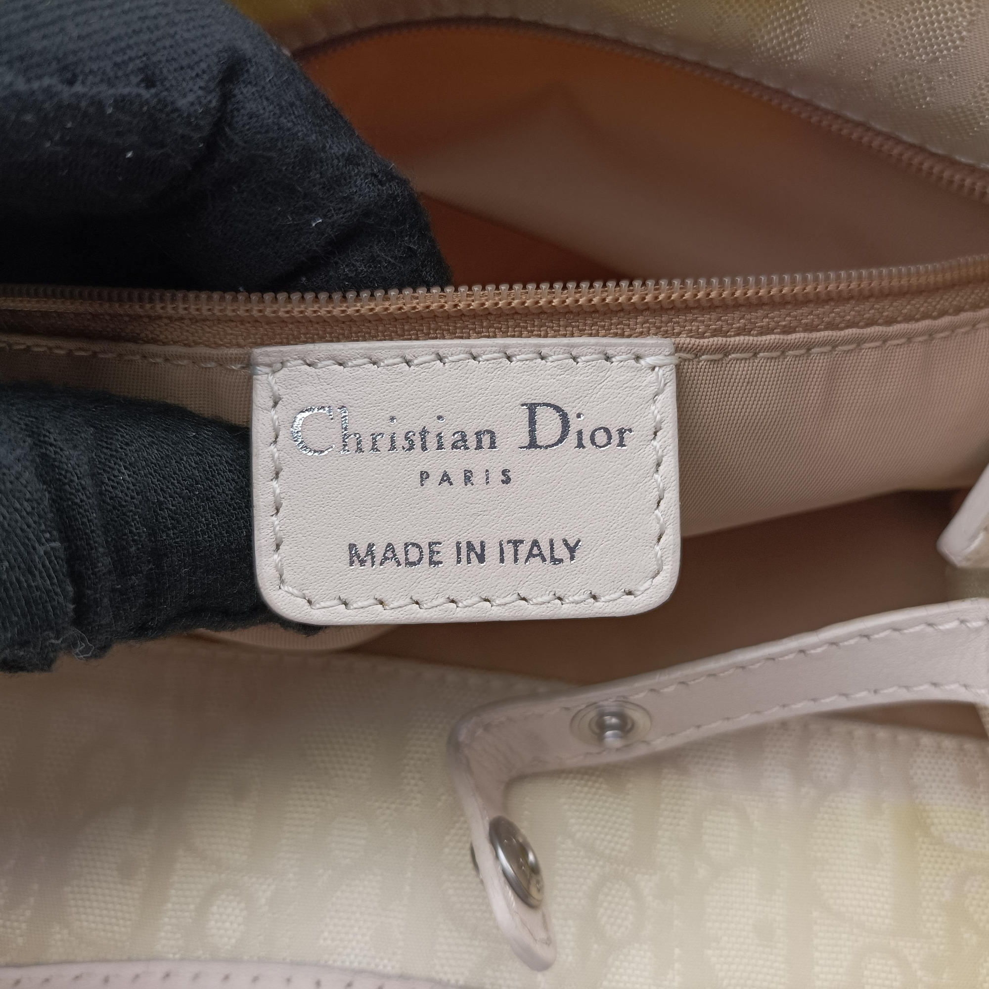 Lovely Beige Canvas × Leather 03-BO-0077ラブリー ベージュ キャンバス × レザー 03-BO-0077