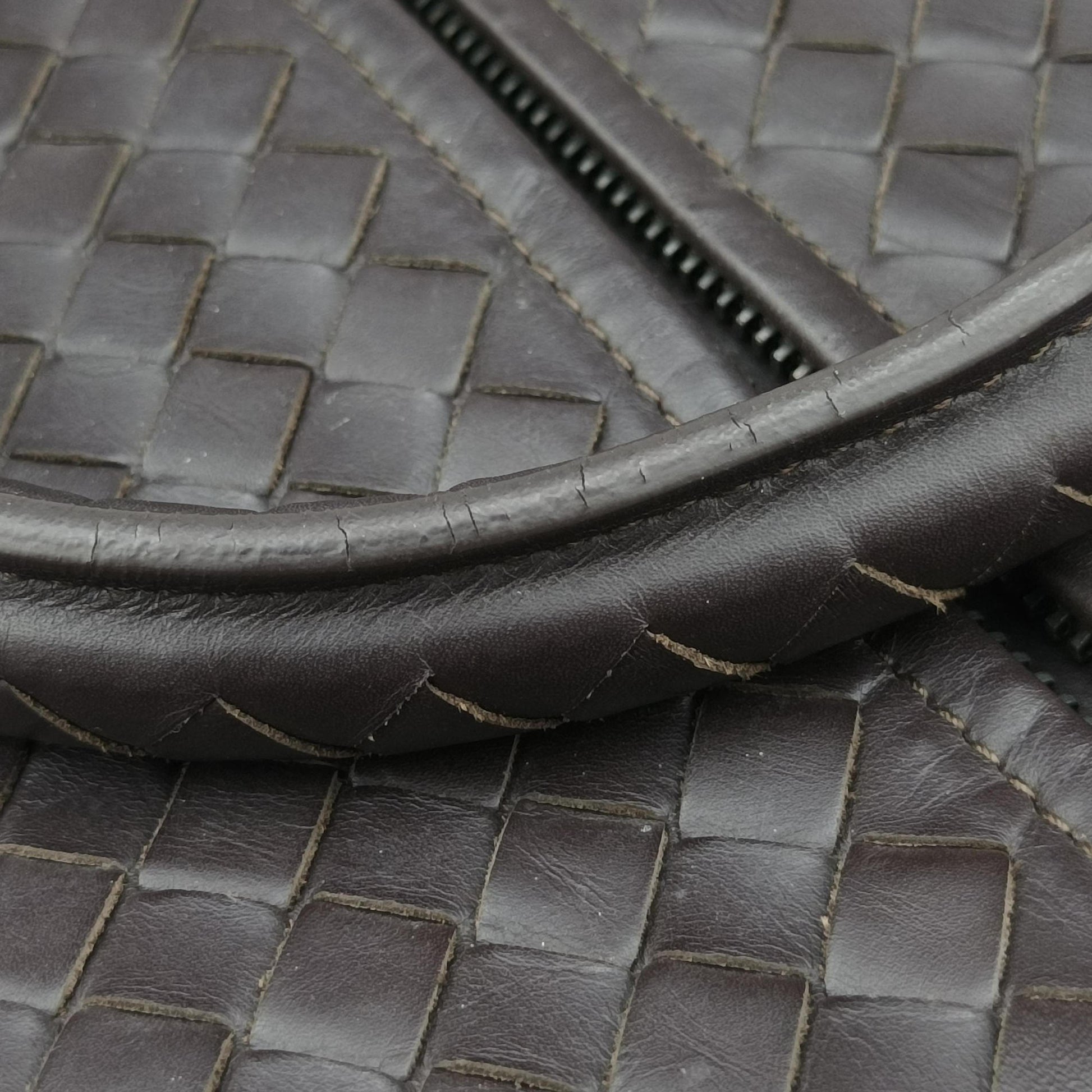 Intrecciato Brown lambskin B02861159Dイントレチャート ブラウン ラムスキン B02861159D