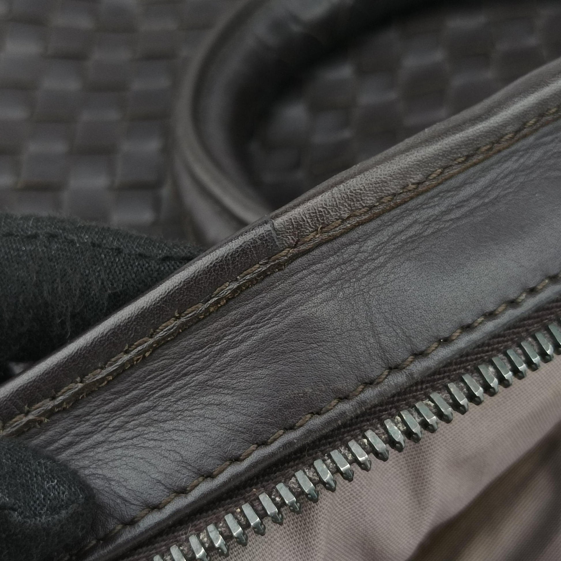 Intrecciato Brown lambskin B02861159Dイントレチャート ブラウン ラムスキン B02861159D
