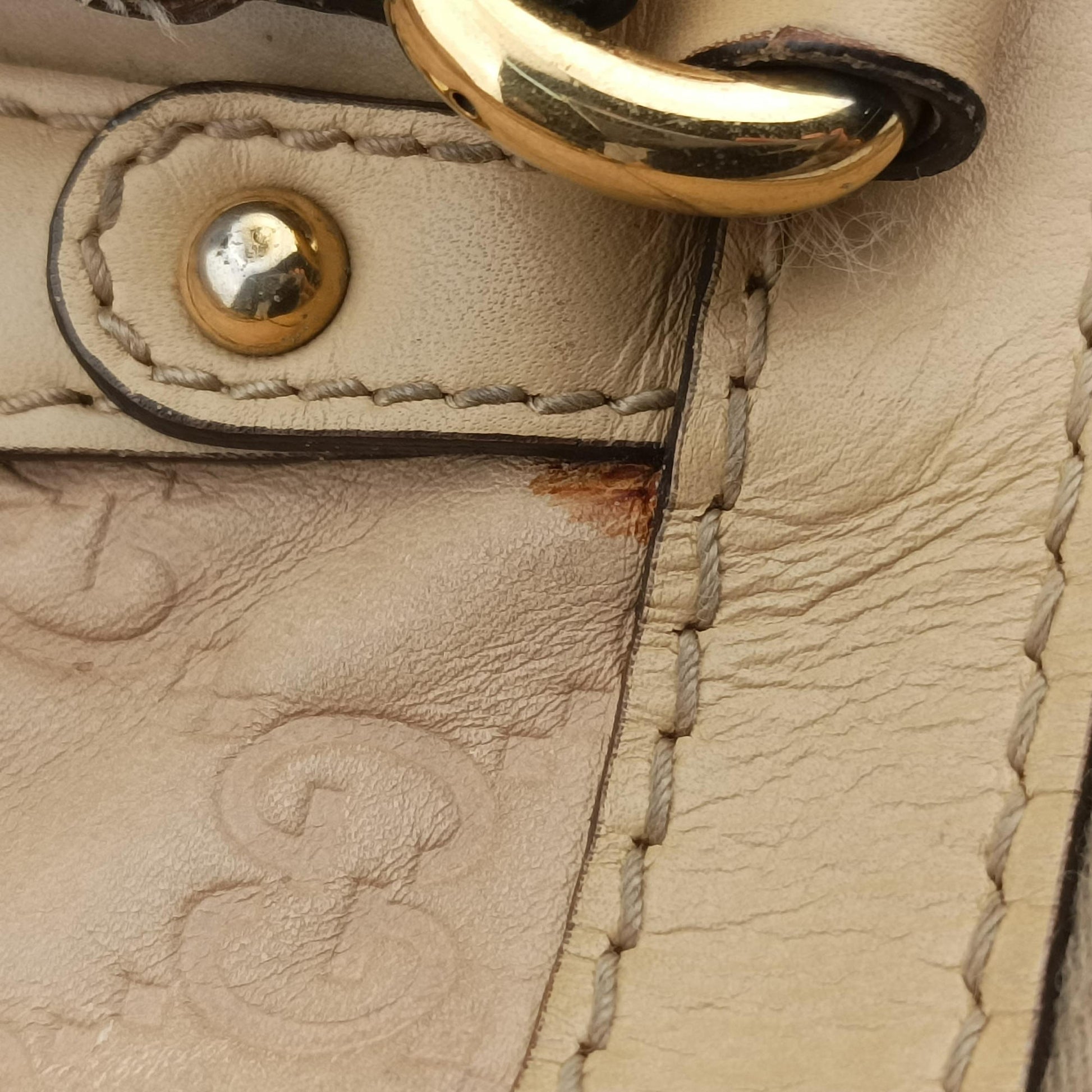 Scarlett Beige Leather 282299 F011117359スカーレット ベージュ レザー 282299 F011117359