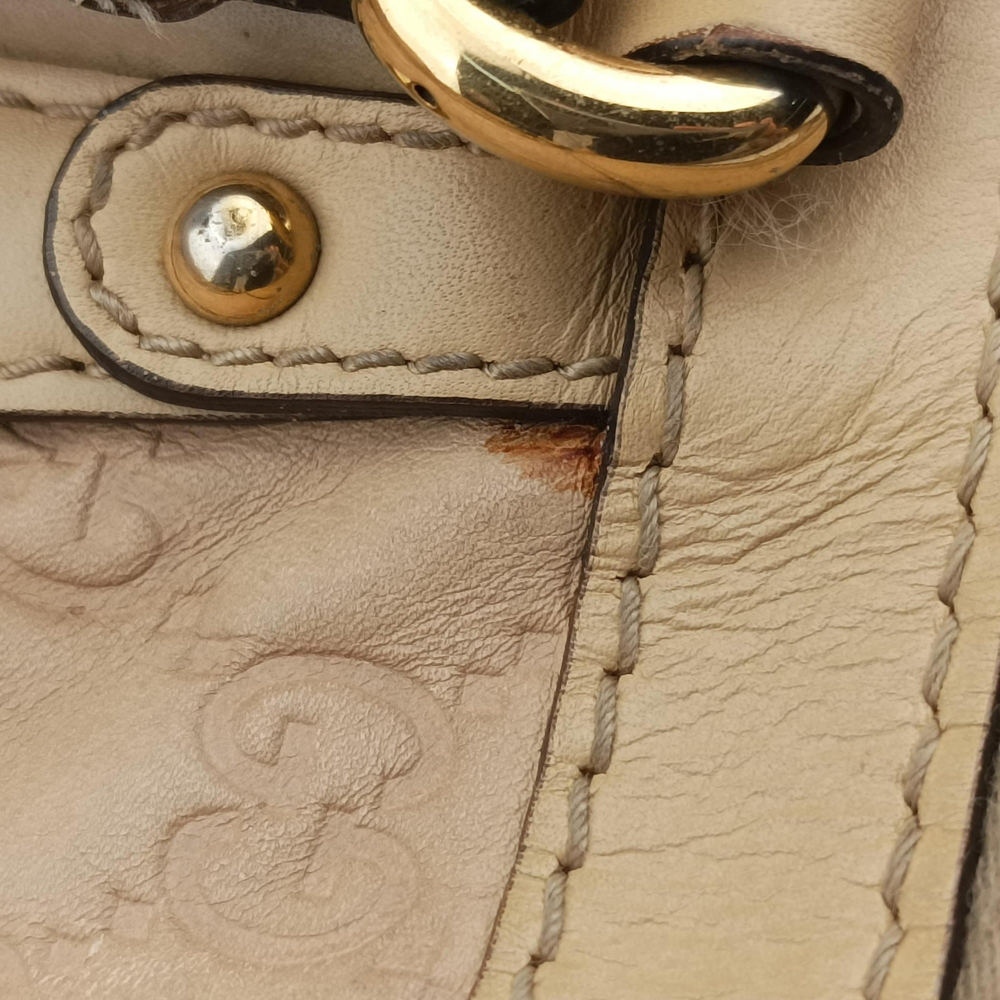 Scarlett Beige Leather 282299 F011117359スカーレット ベージュ レザー 282299 F011117359
