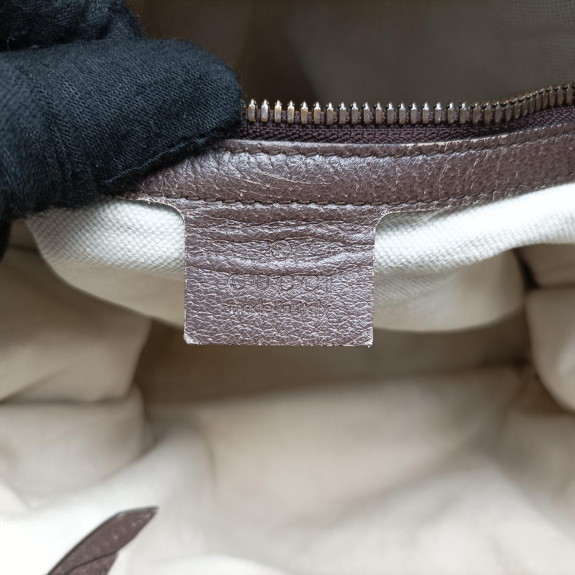 GG Supreme Bee Brown PVC coated canvas 450950 B020900245GGスプリーム キングスネーク ブラウン PVCコーティングキャンバス 450950 B020900245