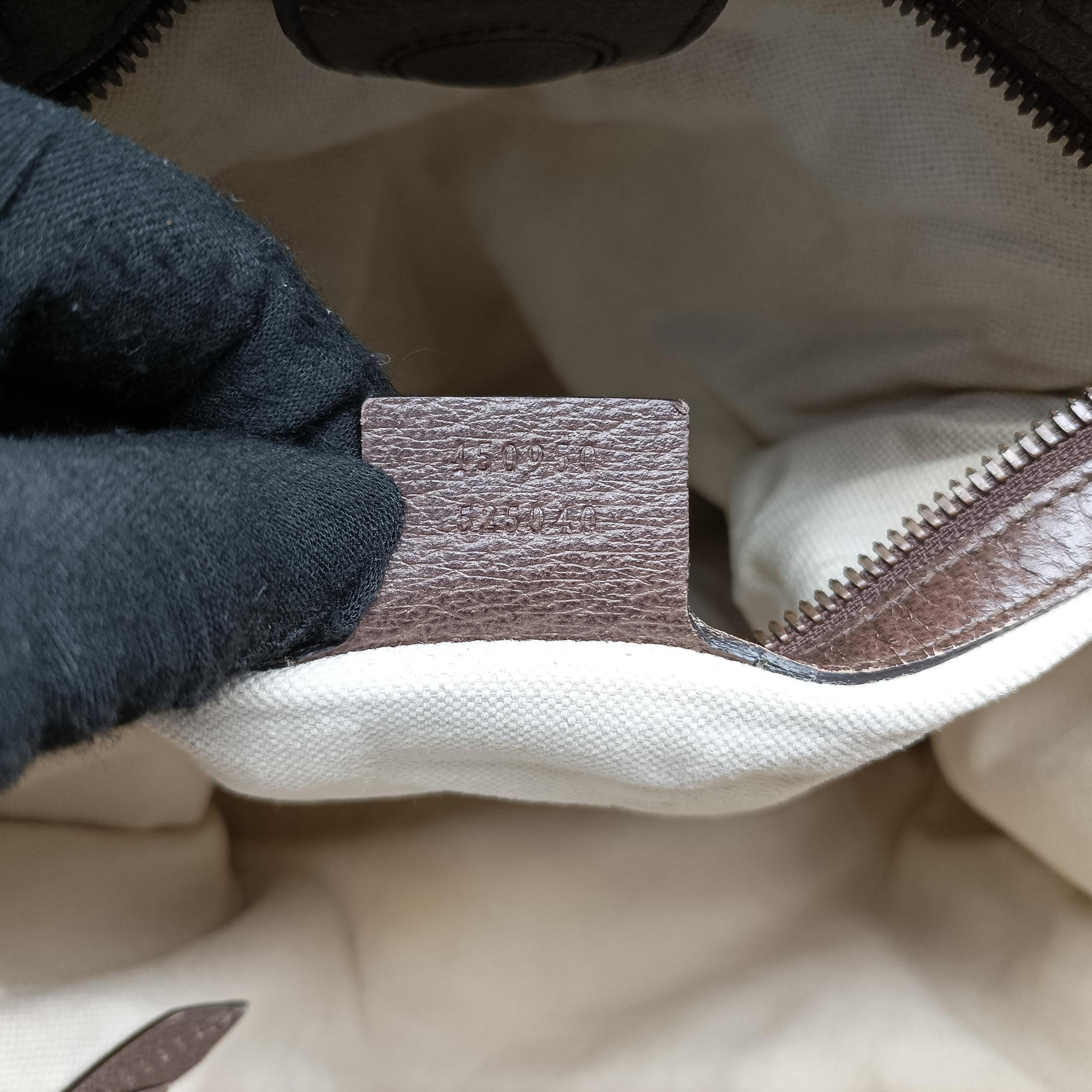 GG Supreme Bee Brown PVC coated canvas 450950 B020900245GGスプリーム キングスネーク ブラウン PVCコーティングキャンバス 450950 B020900245