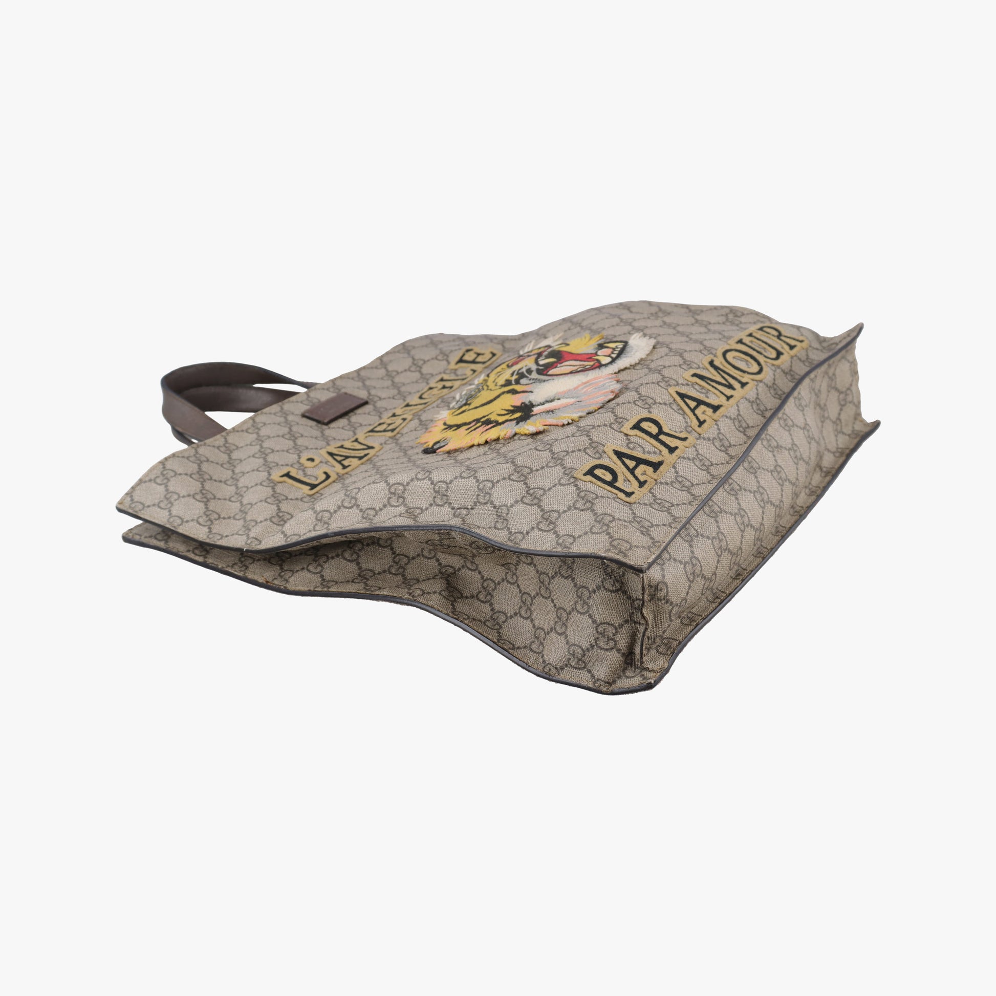 GG Supreme Bee Brown PVC coated canvas 450950 B020900245GGスプリーム キングスネーク ブラウン PVCコーティングキャンバス 450950 B020900245
