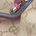 Guccissima Bree Beige × Raspberry Pink GG canvas×Leather 353120 G018496687グッチシマ ブリー ベージュ×ピンク GGキャンバス×レザー 353120 G018496687
