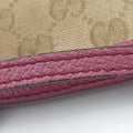Guccissima Bree Beige × Raspberry Pink GG canvas×Leather 353120 G018496687グッチシマ ブリー ベージュ×ピンク GGキャンバス×レザー 353120 G018496687
