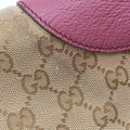 Guccissima Bree Beige × Raspberry Pink GG canvas×Leather 353120 G018496687グッチシマ ブリー ベージュ×ピンク GGキャンバス×レザー 353120 G018496687