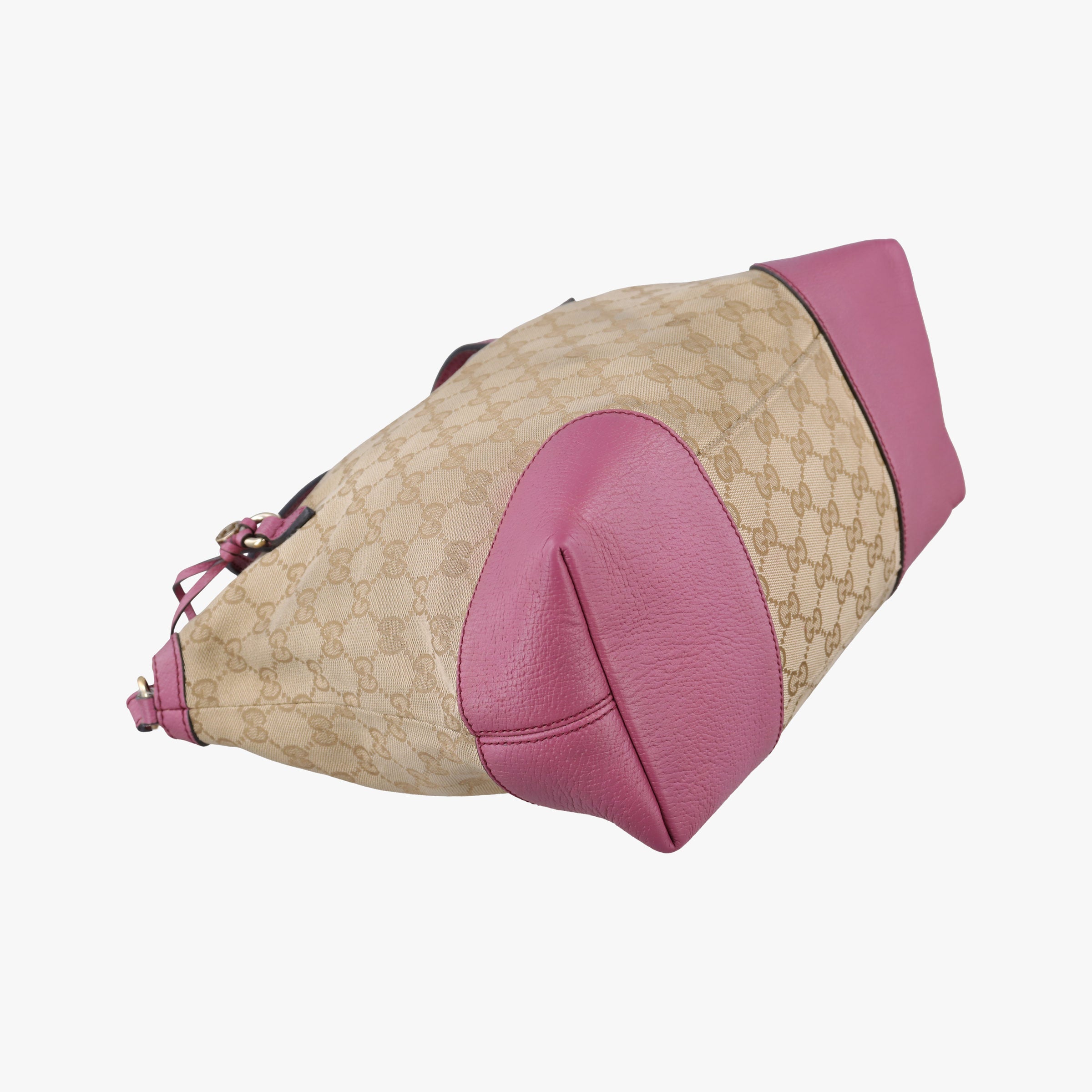 Guccissima Bree Beige × Raspberry Pink GG canvas×Leather 353120 G018496687グッチシマ ブリー ベージュ×ピンク GGキャンバス×レザー 353120 G018496687