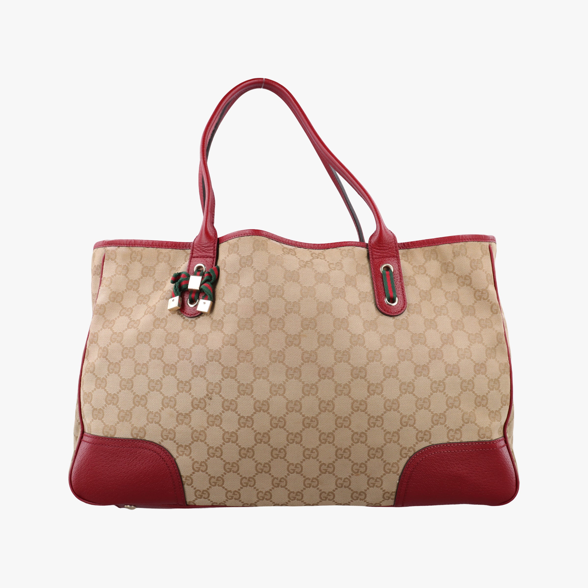 GG Supreme Beige × Red GG Canvas×Leather 161719 F2381052GGスプリーム ベージュ×レッド GGキャンバス×レザー 161719 F2381052