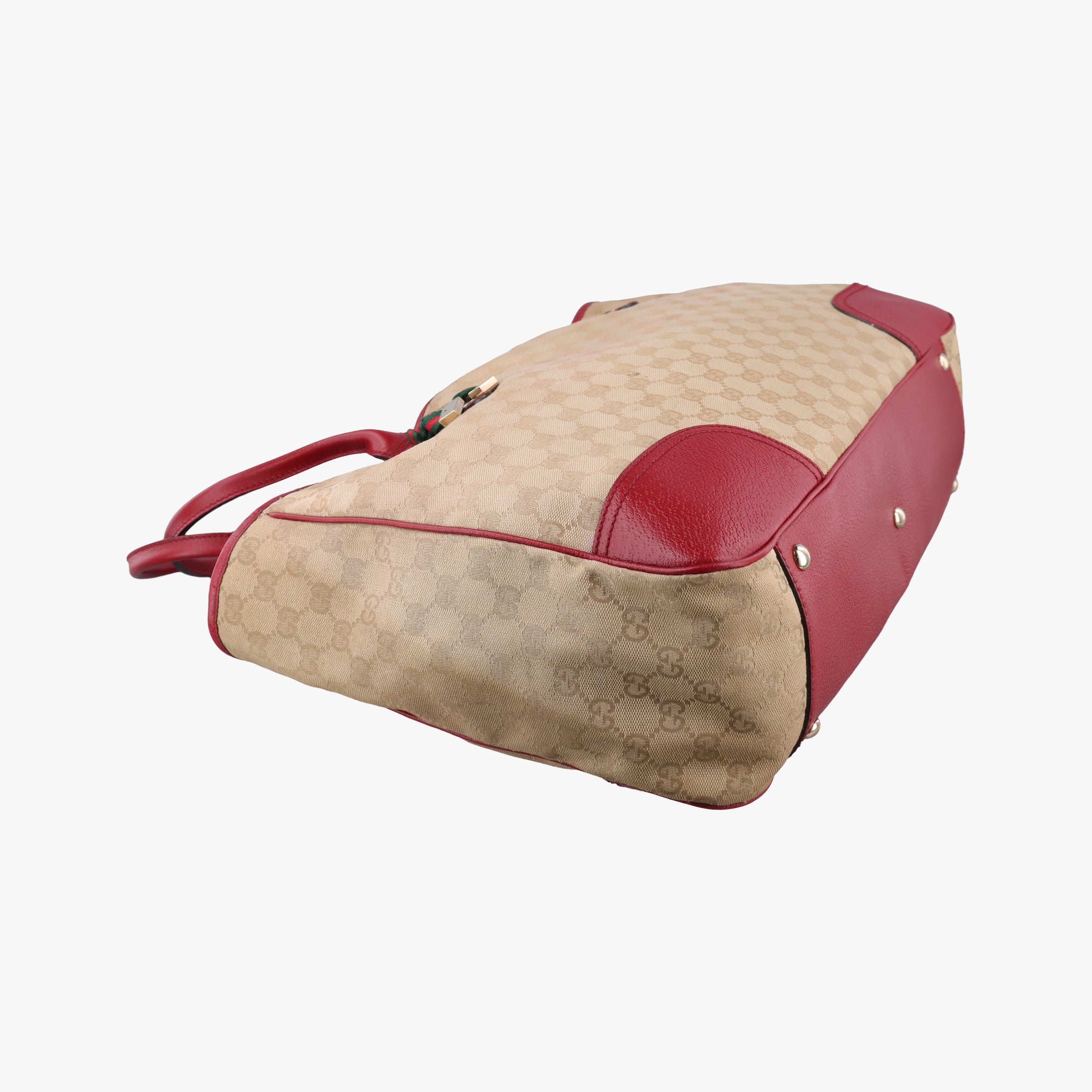 GG Supreme Beige × Red GG Canvas×Leather 161719 F2381052GGスプリーム ベージュ×レッド GGキャンバス×レザー 161719 F2381052