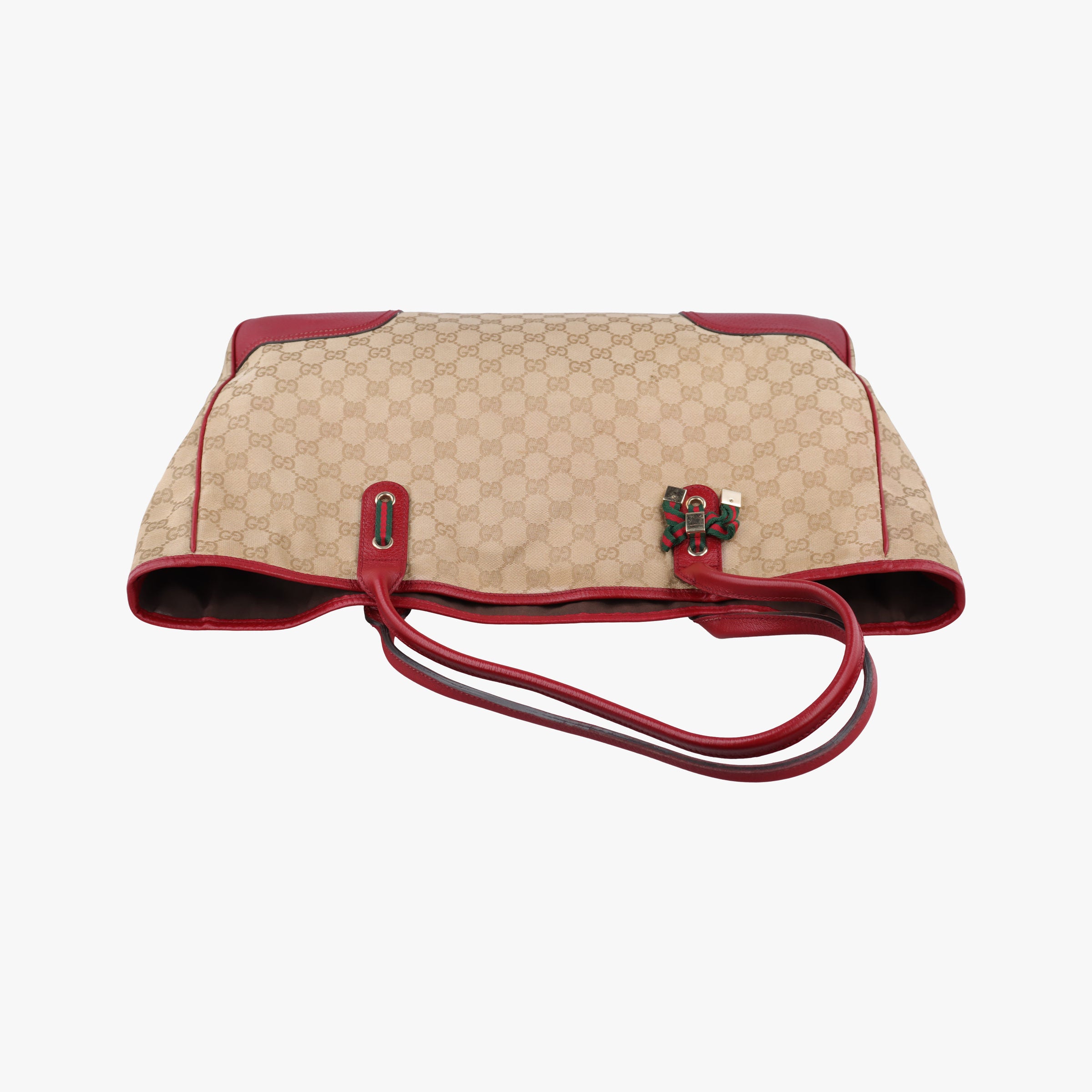 GG Supreme Beige × Red GG Canvas×Leather 161719 F2381052GGスプリーム ベージュ×レッド GGキャンバス×レザー 161719 F2381052