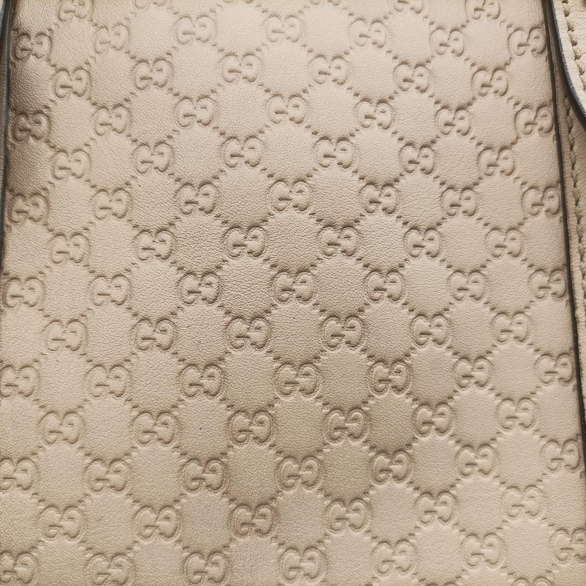 Microguccissima Beige Leather 309617 C015863258マイクログッチシマ ベージュ レザー 309617 C015863258