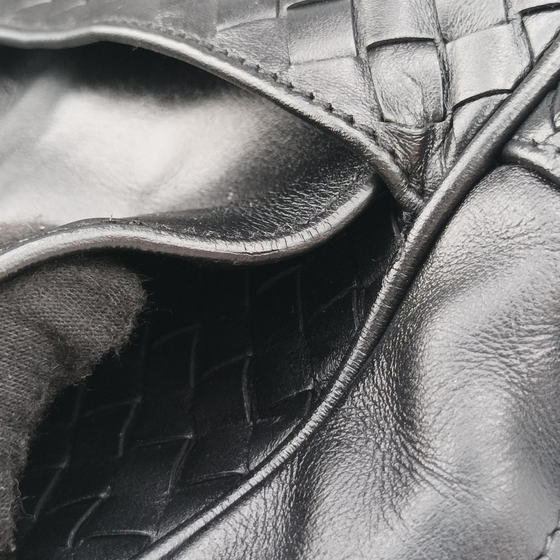 Intrecciato Black lambskin 180215 V4651 1000 EPEV 2010 6713 Aイントレチャート ブラック ラムスキン 180215 V4651 1000 EPEV 2010 6713 A