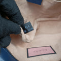 GG Marmont Blue Leather 447632 I020665411GGマーモント ブルー レザー 447632 I020665411