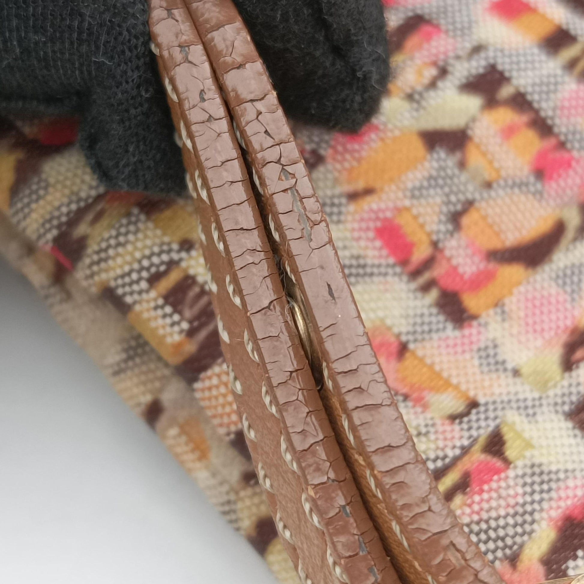 Zucchino Brown×Multicolour canvas 8BH214 8BH214-FCF 118-2111ズッキーノ柄 ブラウン×マルチカラー キャンバス 8BH214 8BH214-FCF 118-2111