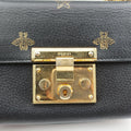 Padlock Black Leather 432182 E027666986パドロック ブラック レザー 432182 E027666986