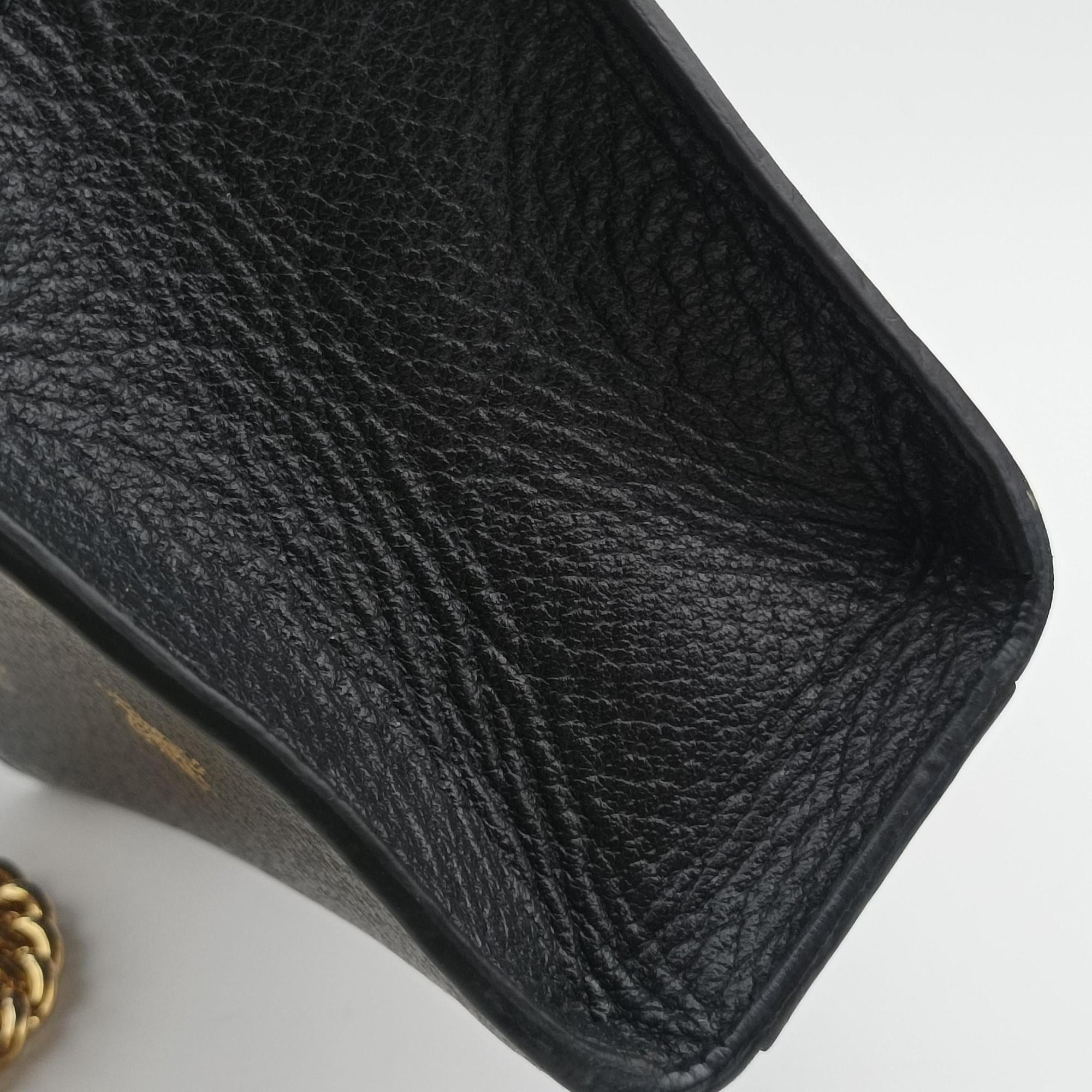 Padlock Black Leather 432182 E027666986パドロック ブラック レザー 432182 E027666986