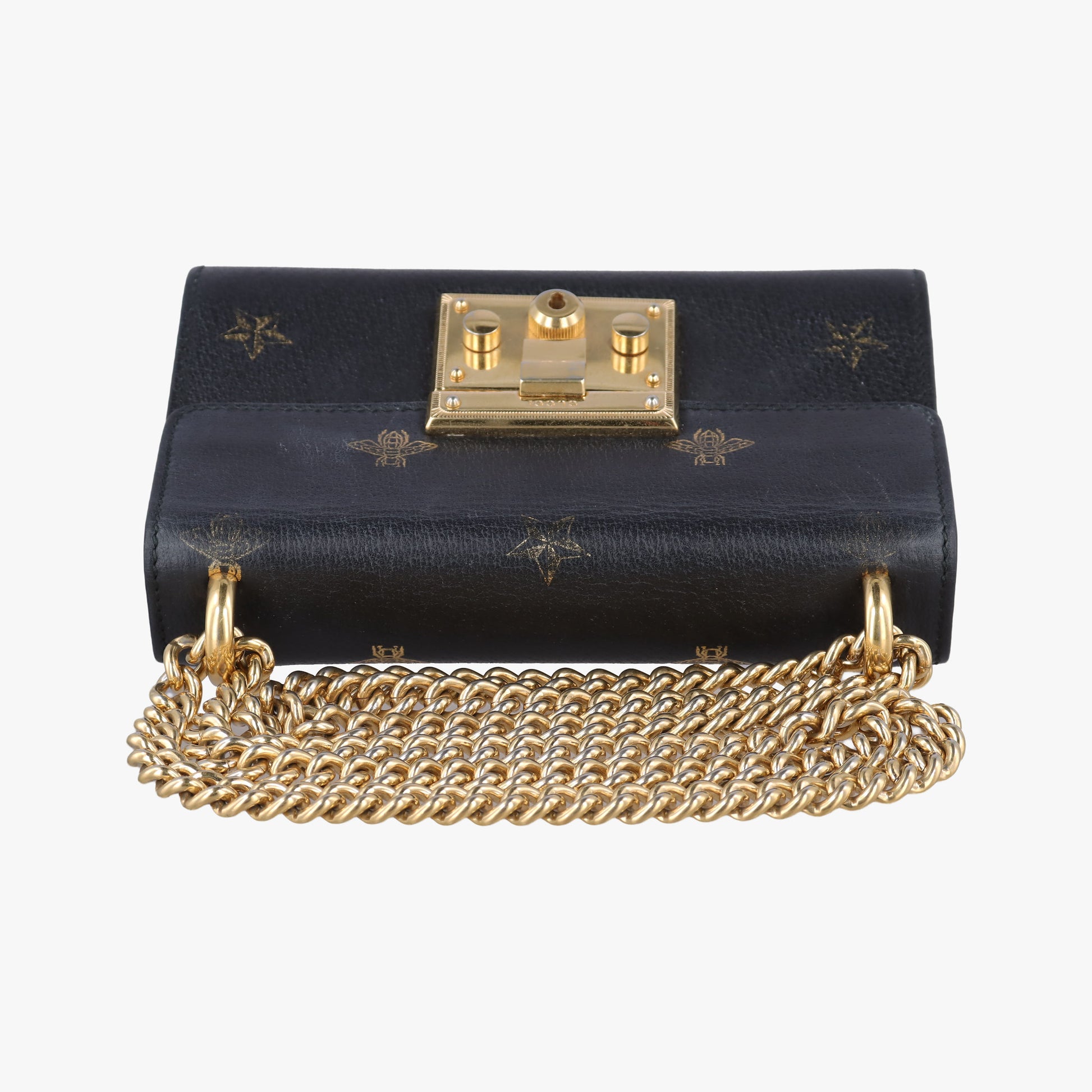 Padlock Black Leather 432182 E027666986パドロック ブラック レザー 432182 E027666986
