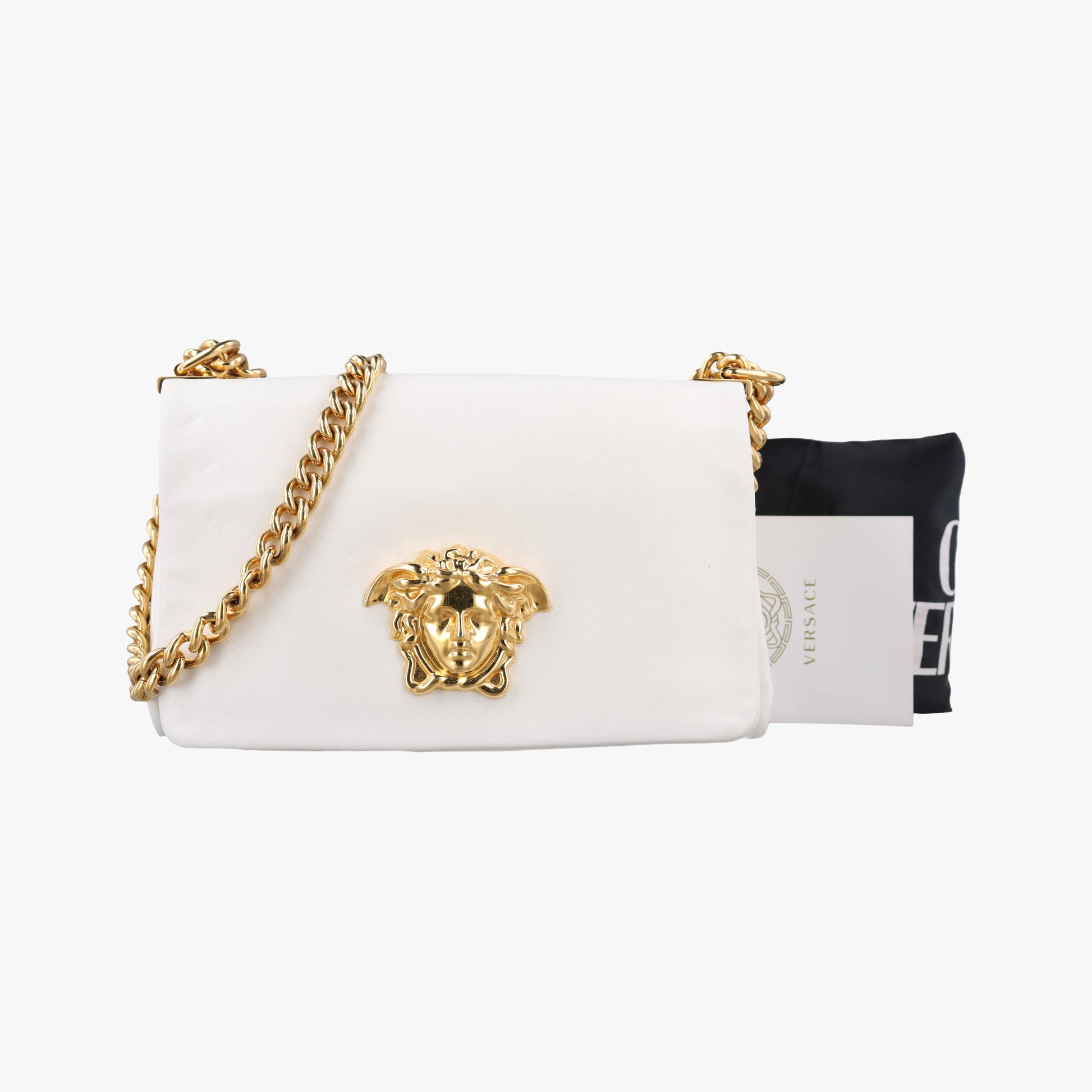 Palazzo Medusa White leather CLG 837554526320パラッツォ メドゥーサ ホワイト レザー CLG 837554526320