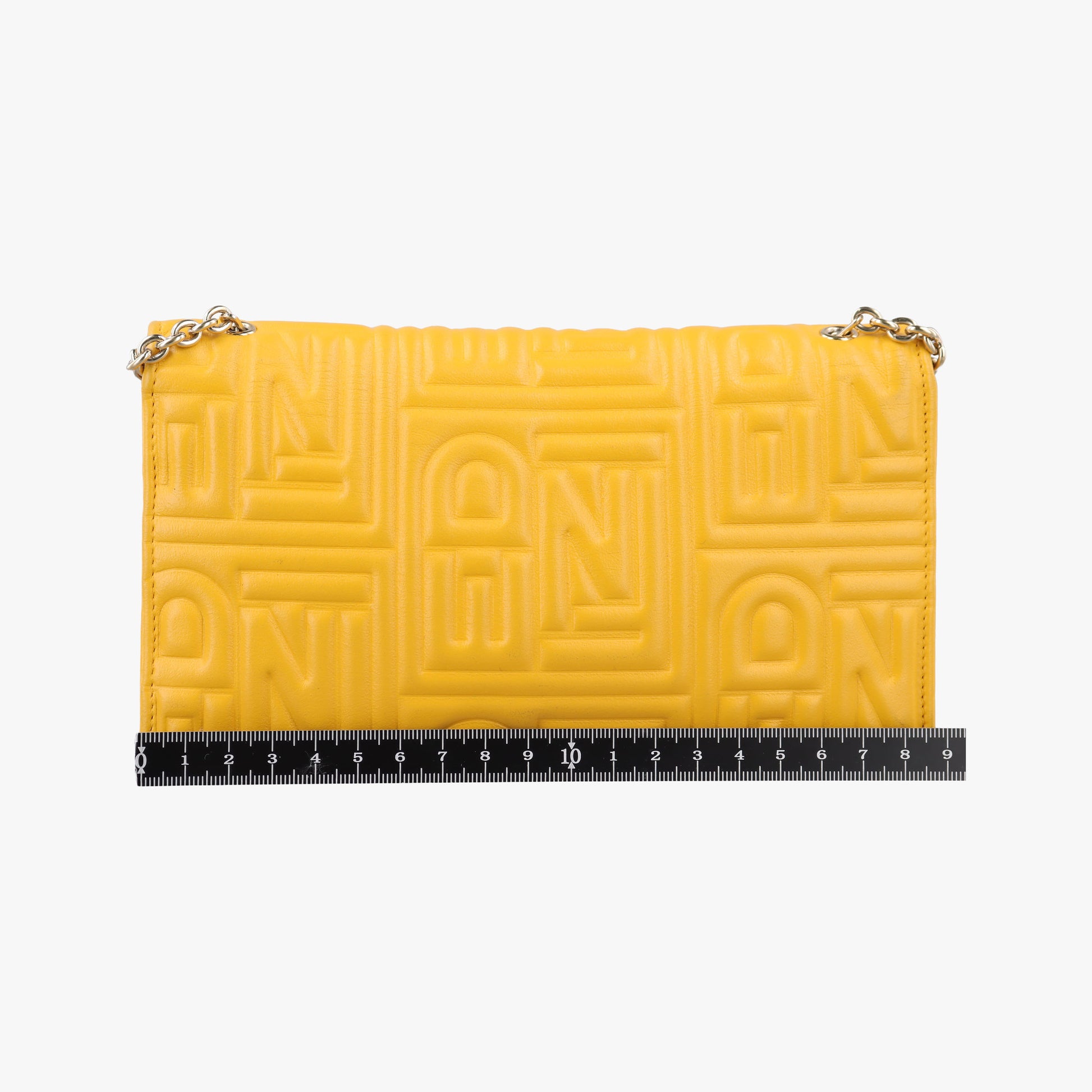 Embossed Logo Yellow lambskin 3M9219 2289-8BM0219-YMY-088エンボス ロゴ イエロー ラムスキン 3M9219 2289-8BM0219-YMY-088