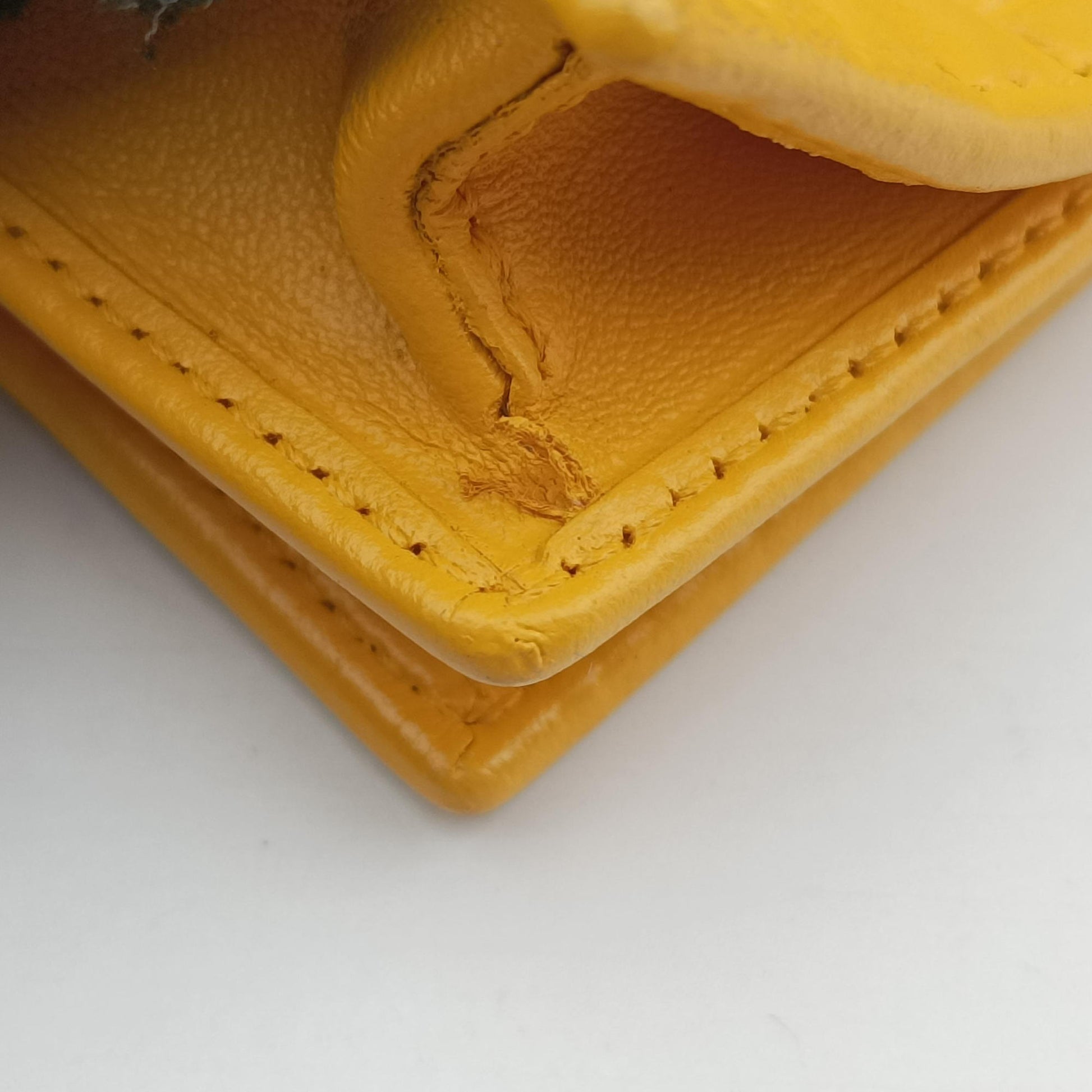 Embossed Logo Yellow lambskin 3M9219 2289-8BM0219-YMY-088エンボス ロゴ イエロー ラムスキン 3M9219 2289-8BM0219-YMY-088