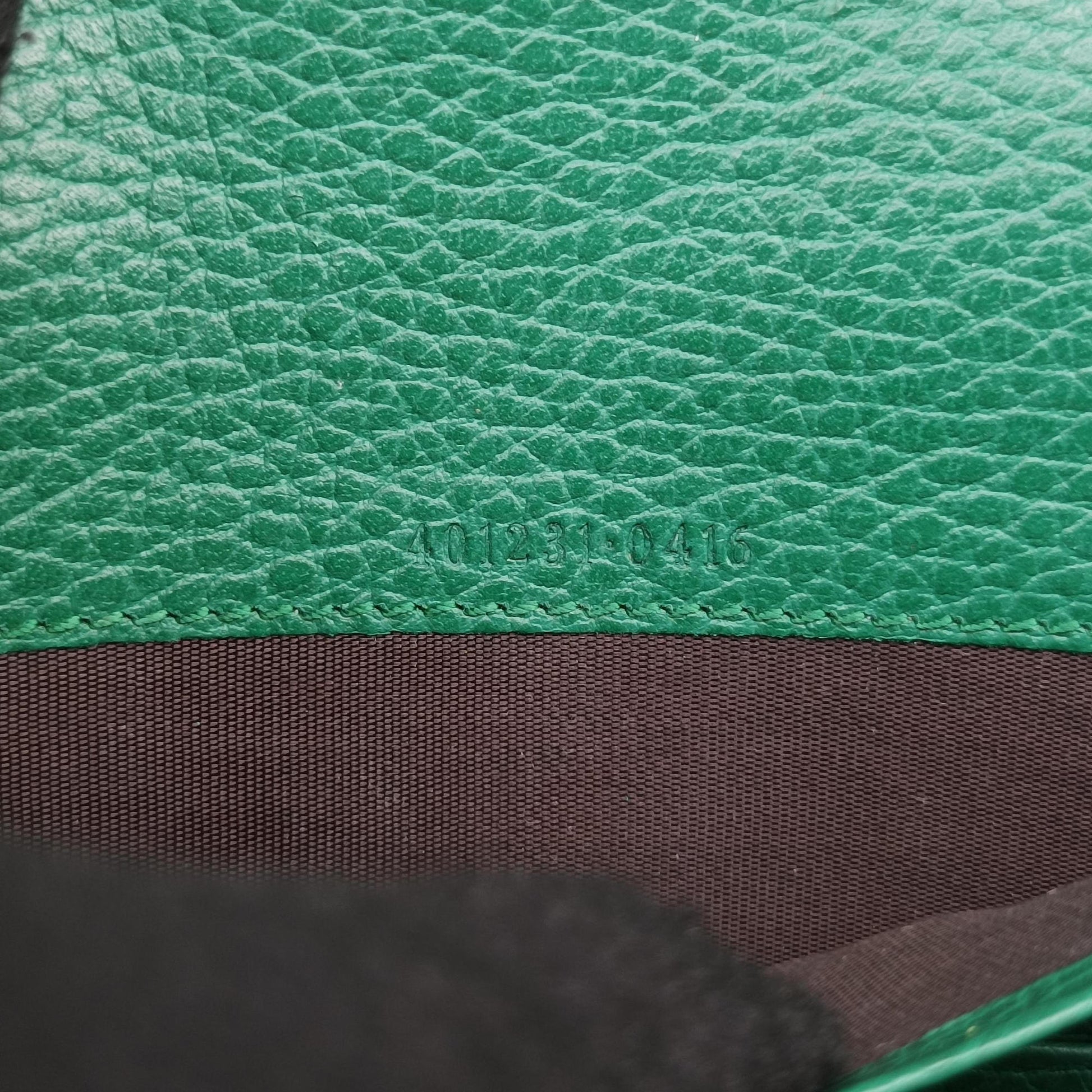 Dionysus Green Leather 401231 ディオニュソス グリーン レザー 401231 