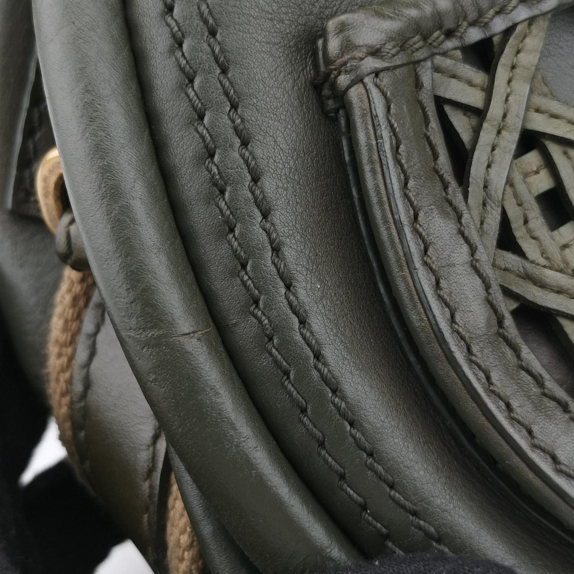 Lattice Messenger Green leather 13-MA-0150ラティスメッセンジャー グリーン レザー 13-MA-0150