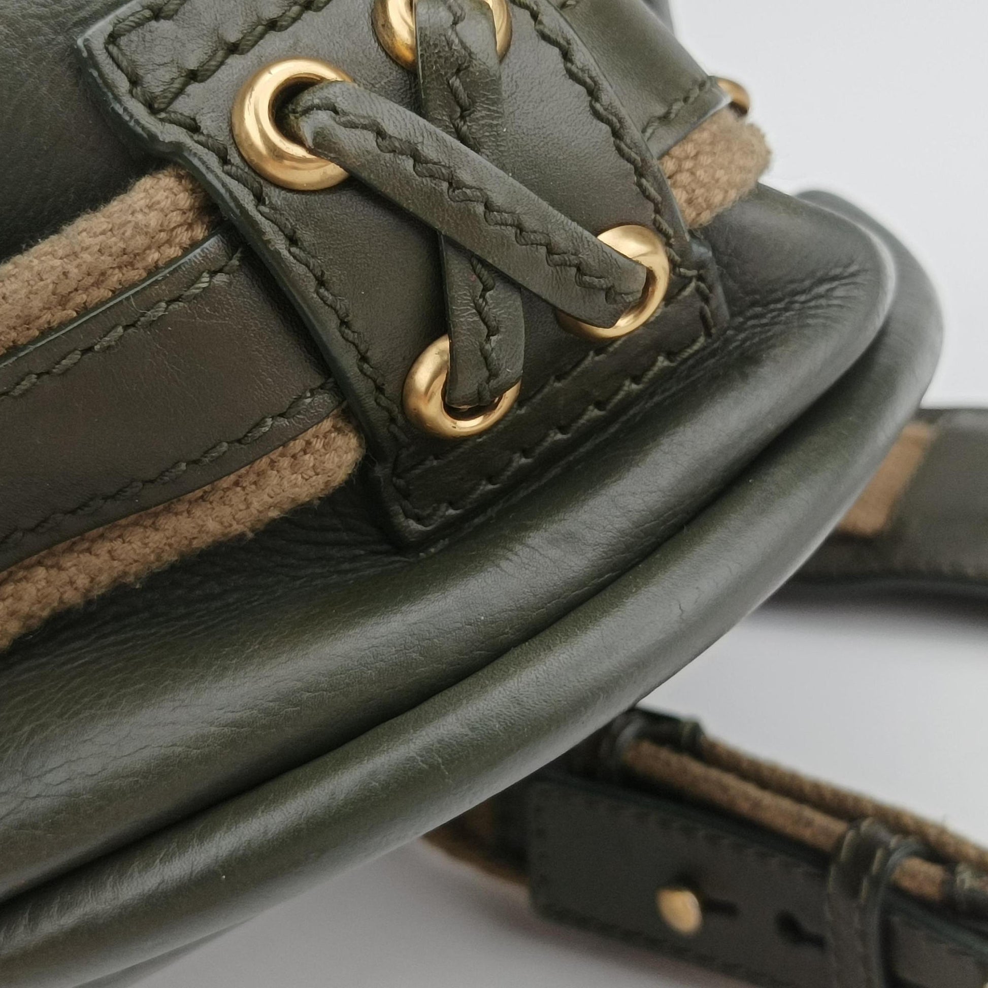 Lattice Messenger Green leather 13-MA-0150ラティスメッセンジャー グリーン レザー 13-MA-0150