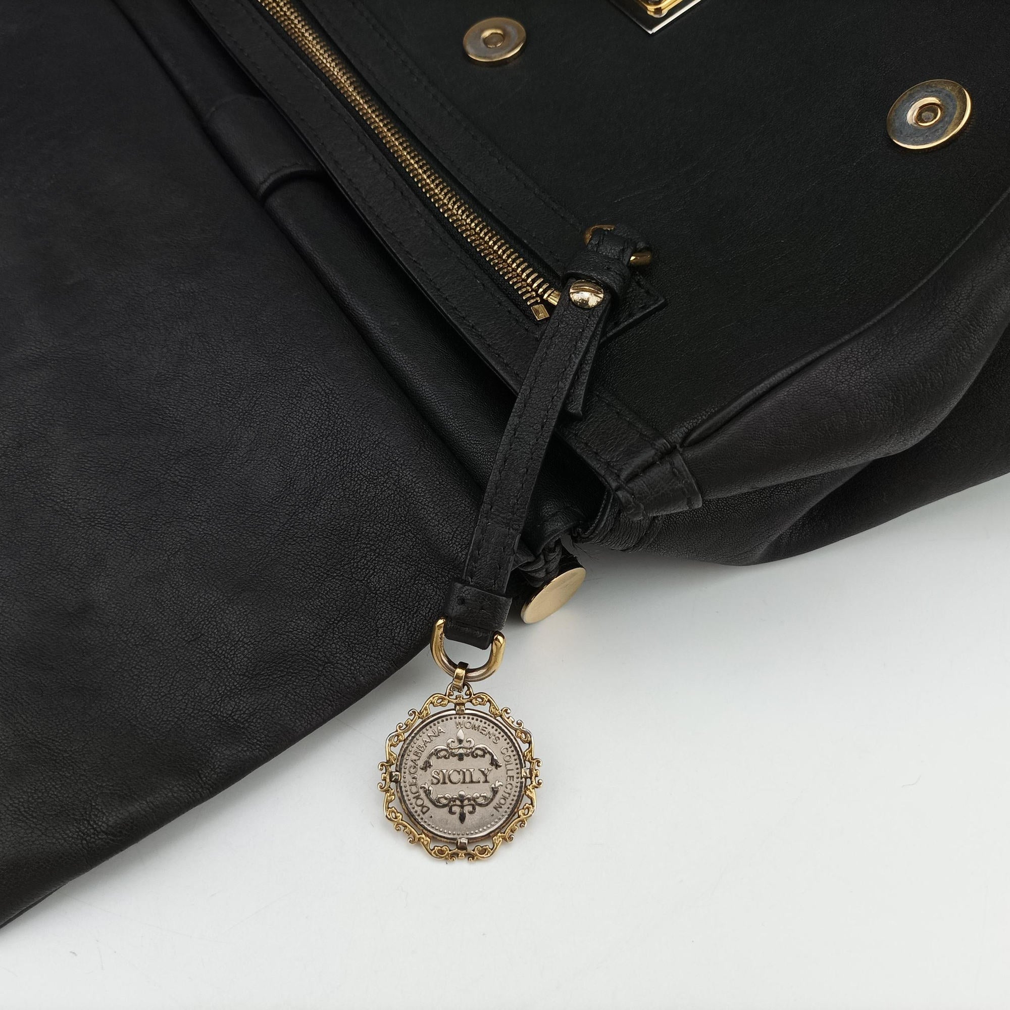 SICILY Black Leather シシリー ブラック レザー 