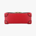 GG flora Padlock Bamboo beige×red×multi PVC coated canvas×Leather 603221 I033033518GGアップル パドロック バンブー ベージュ×レッド×マルチ PVCコーティングキャンバス×レザー 603221 I033033518