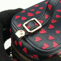 Micro Lady Dior Vanity Case Black×red Leather 40-MA-0231マイクロ レディ ディオール バニティ ケース ブラック×レッド レザー 40-MA-0231