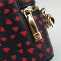 Micro Lady Dior Vanity Case Black×red Leather 40-MA-0231マイクロ レディ ディオール バニティ ケース ブラック×レッド レザー 40-MA-0231