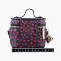 Micro Lady Dior Vanity Case Black×red Leather 40-MA-0231マイクロ レディ ディオール バニティ ケース ブラック×レッド レザー 40-MA-0231