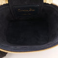 Micro Lady Dior Vanity Case Black×red Leather 40-MA-0231マイクロ レディ ディオール バニティ ケース ブラック×レッド レザー 40-MA-0231