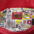BAGUETTE Red Leather 8BK060 2415-8BK060-YME-088マンマバケット レッド レザー 8BK060 2415-8BK060-YME-088